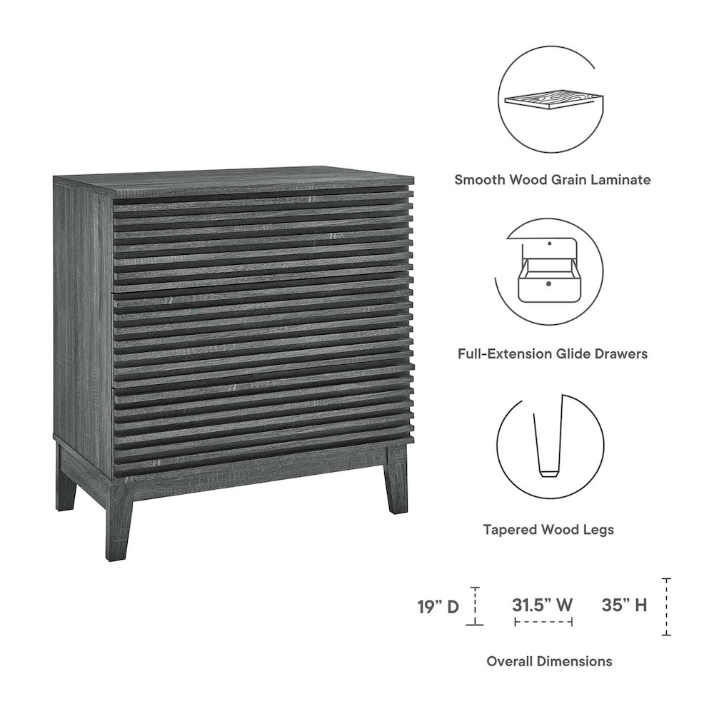 Render 3-Drawer Bachelor's Chest. Picture 2