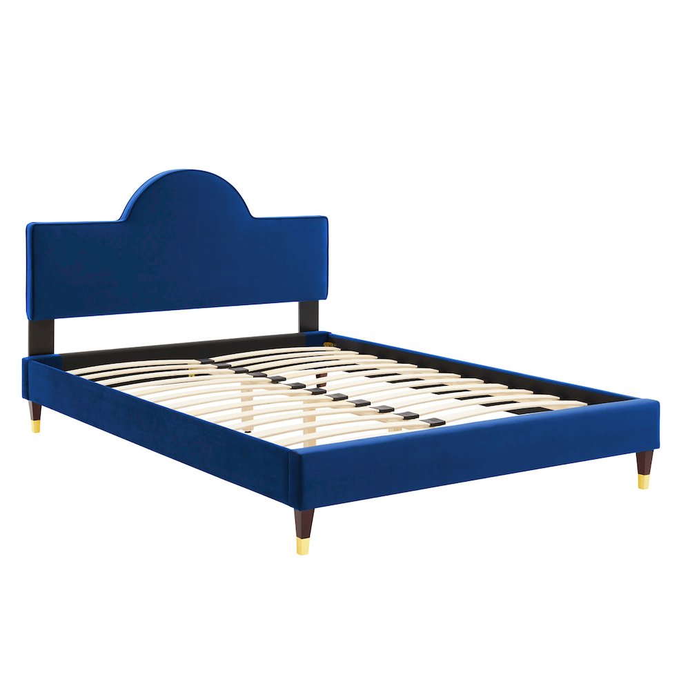 Aurora Performance Velvet Full Bed. Picture 3