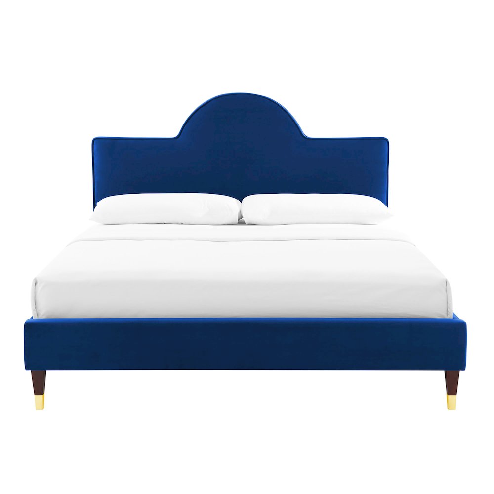 Aurora Performance Velvet Full Bed. Picture 5