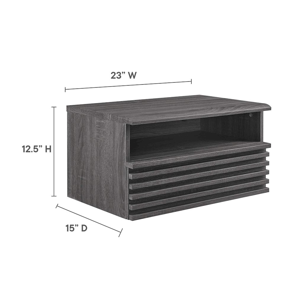 Render Wall-Mount Nightstand. Picture 2