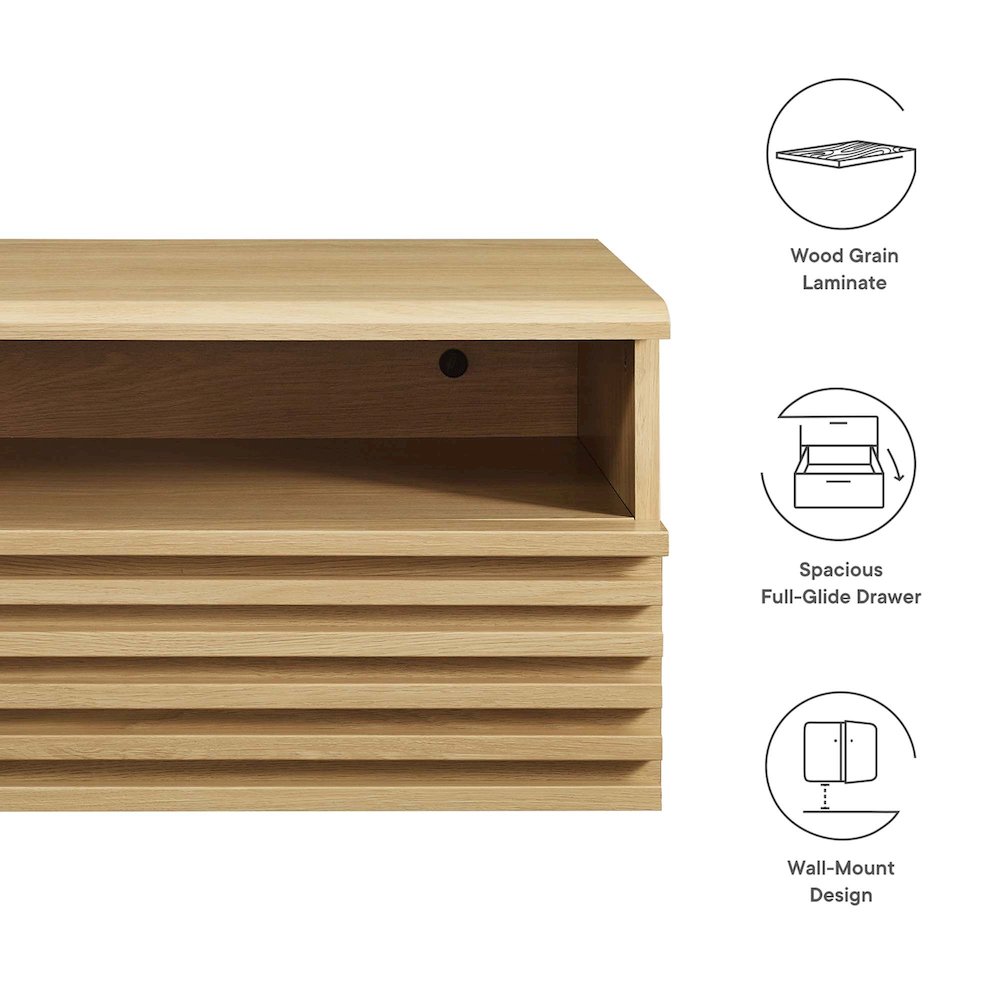 Render Wall-Mount Nightstand. Picture 3