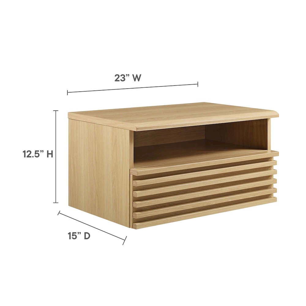 Render Wall-Mount Nightstand. Picture 2