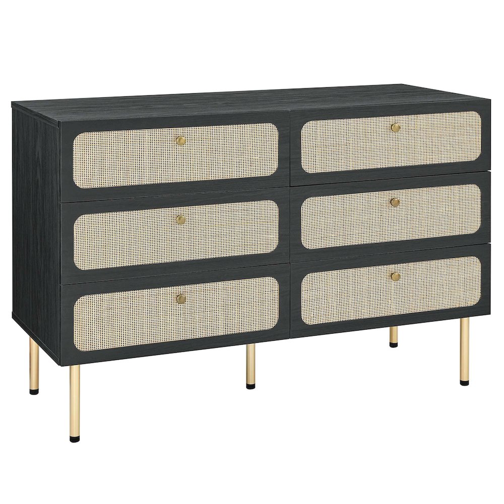 Chaucer 6-Drawer Compact Dresser. Picture 1