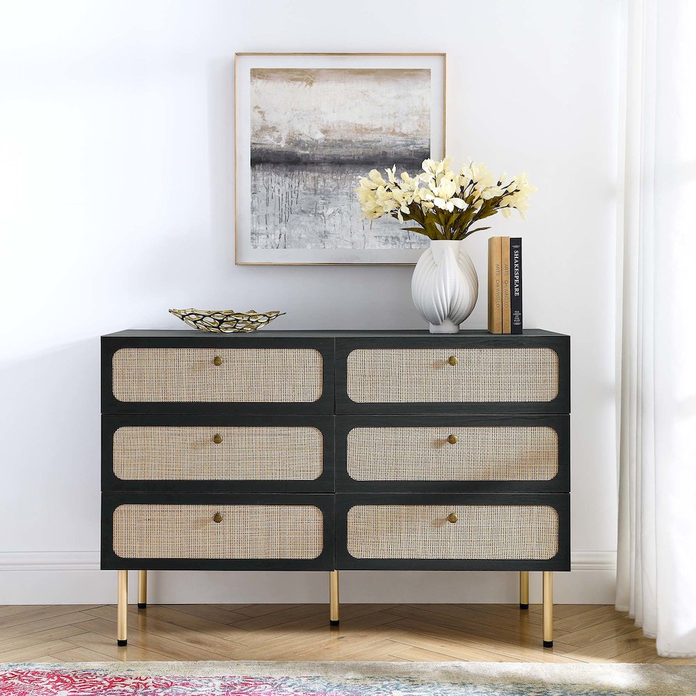 Chaucer 6-Drawer Compact Dresser. Picture 7