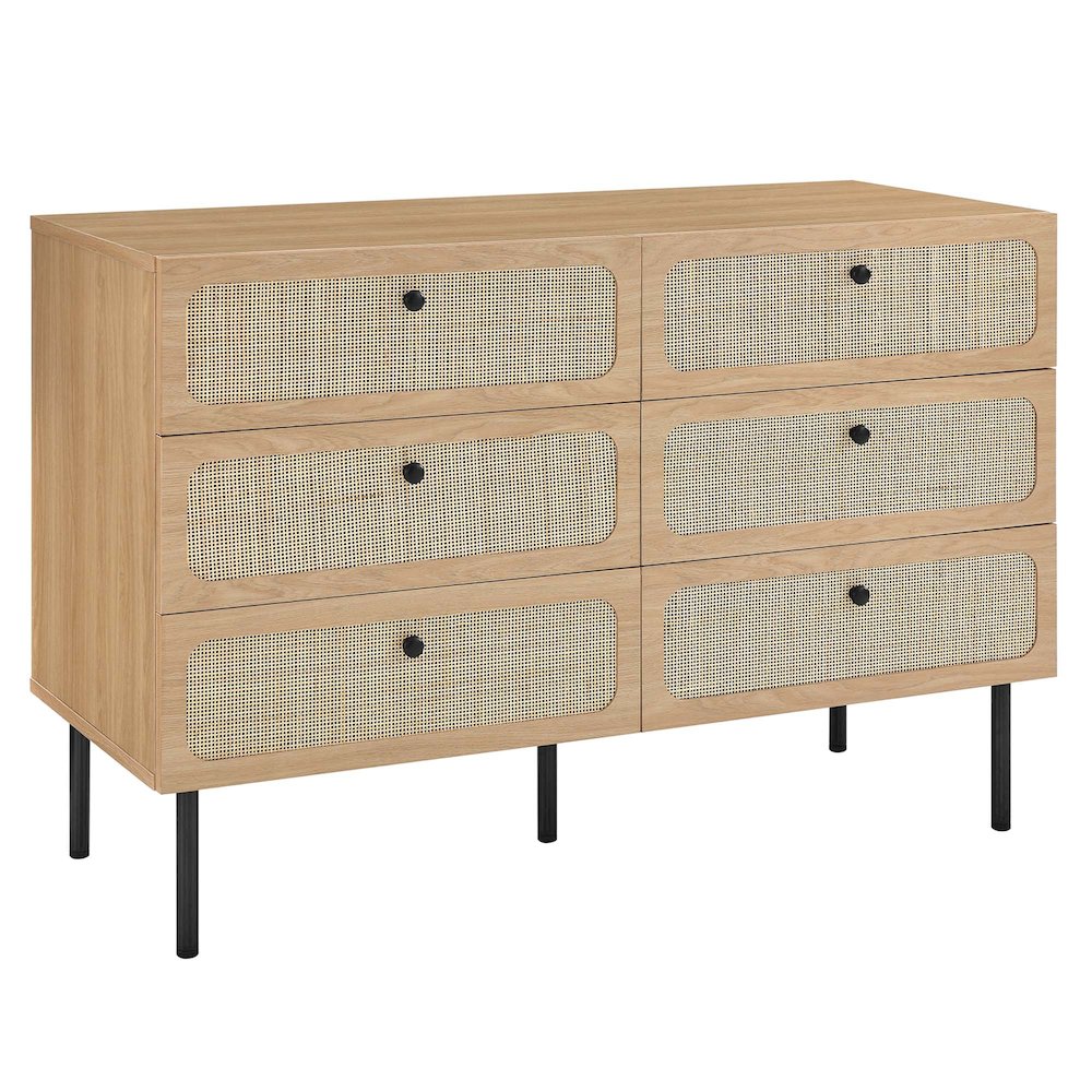 Chaucer 6-Drawer Compact Dresser. Picture 1