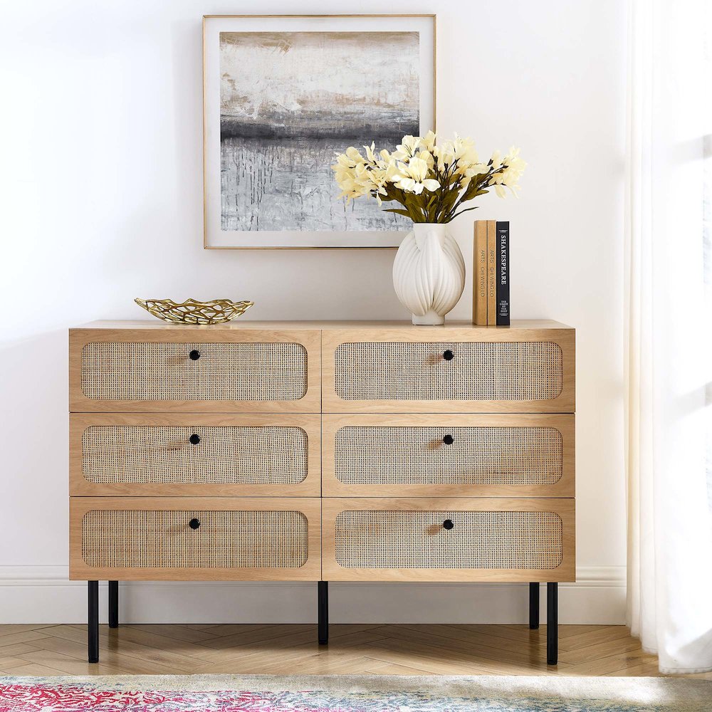 Chaucer 6-Drawer Compact Dresser. Picture 7