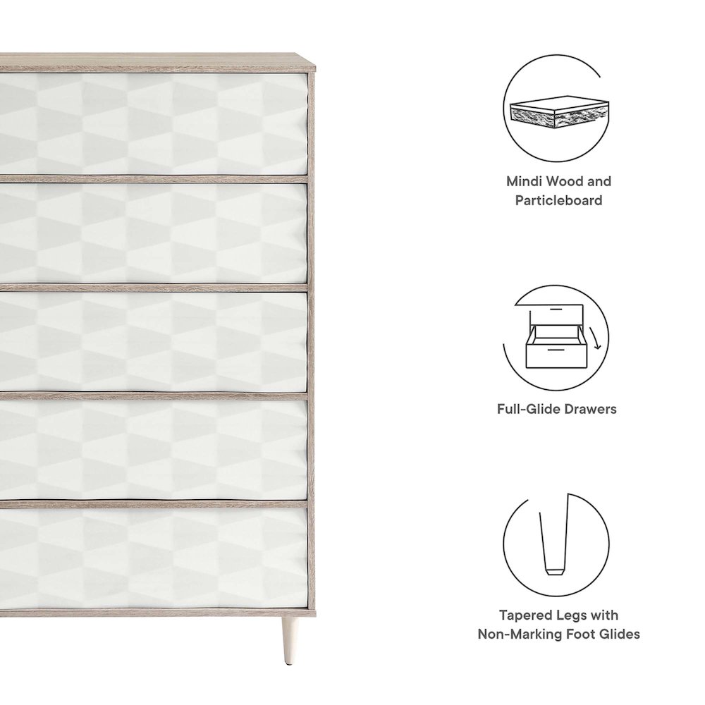 Vespera 5-Drawer Chest. Picture 2