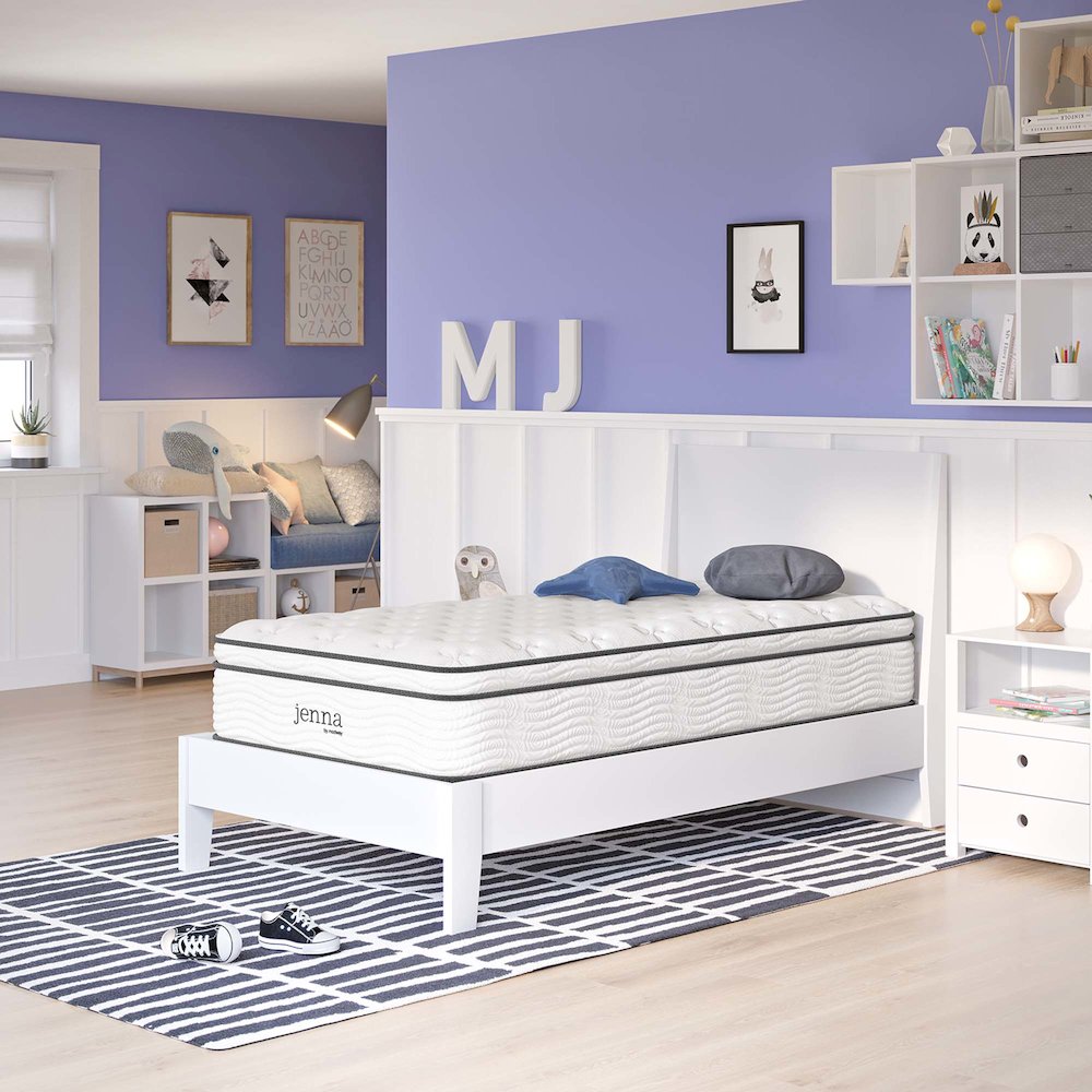 Jenna 12" Innerspring and Foam Twin Mattress. Picture 16