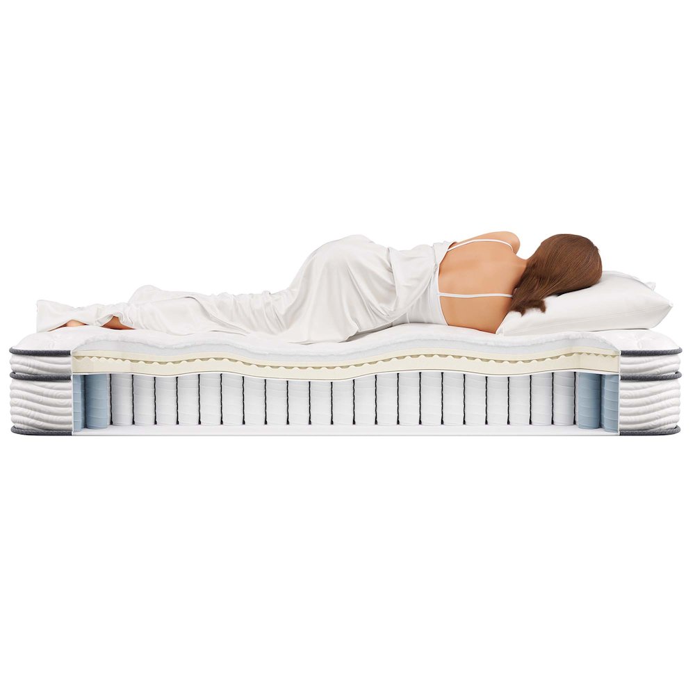 Jenna 12" Innerspring and Foam Twin Mattress. Picture 15