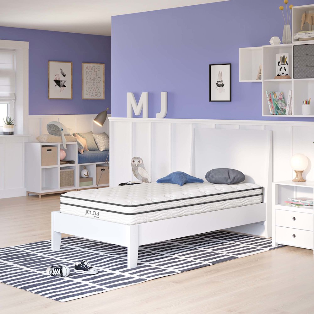 Jenna 6" Innerspring and Foam Narrow Twin Mattress. Picture 16