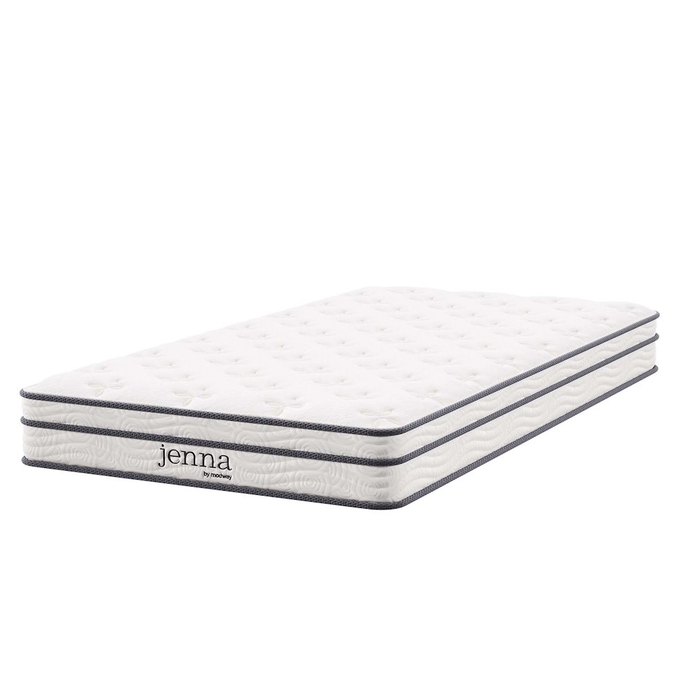 Jenna 6" Innerspring and Foam Narrow Twin Mattress. Picture 1