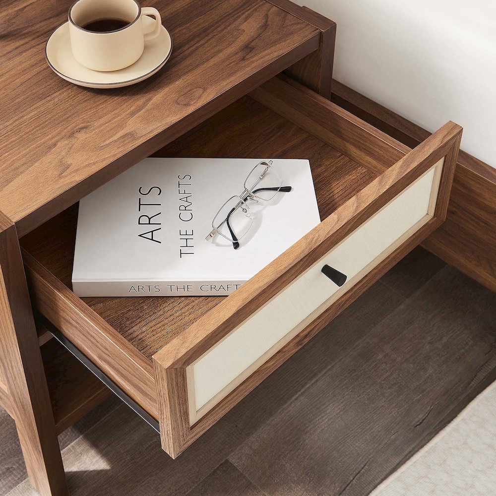 Capri Wood Grain Nightstand. Picture 9