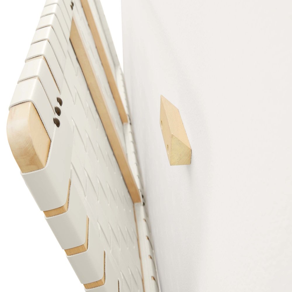 Sparta Weave Wall-Mount Vegan Leather Twin Headboard. Picture 5