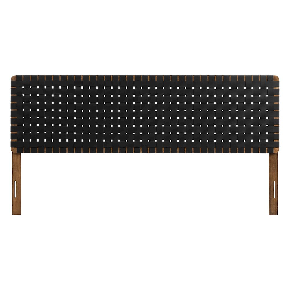 Sparta Weave Vegan Leather King Headboard. Picture 4