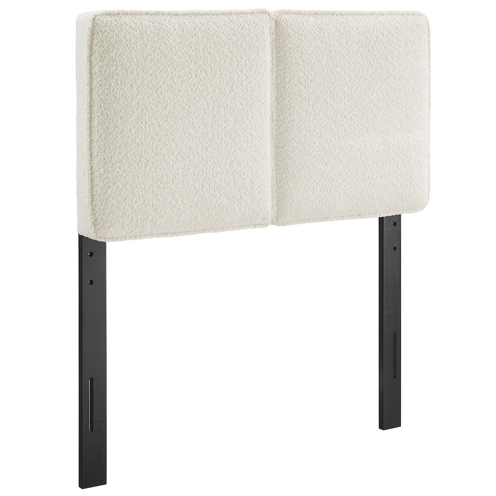 Lindee Boucle Fabric Twin Headboard. Picture 1