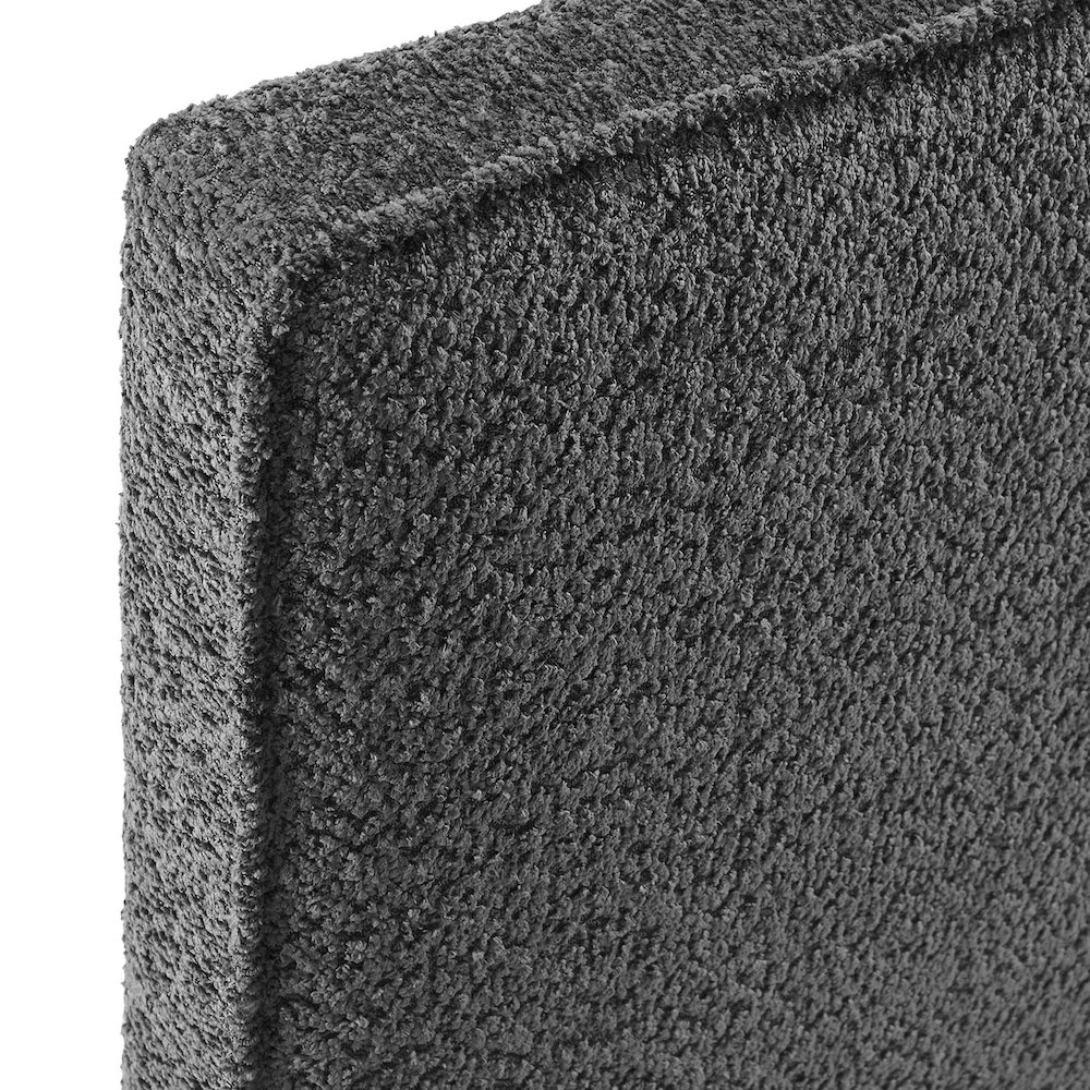 Lindee Boucle Fabric Twin Headboard. Picture 6