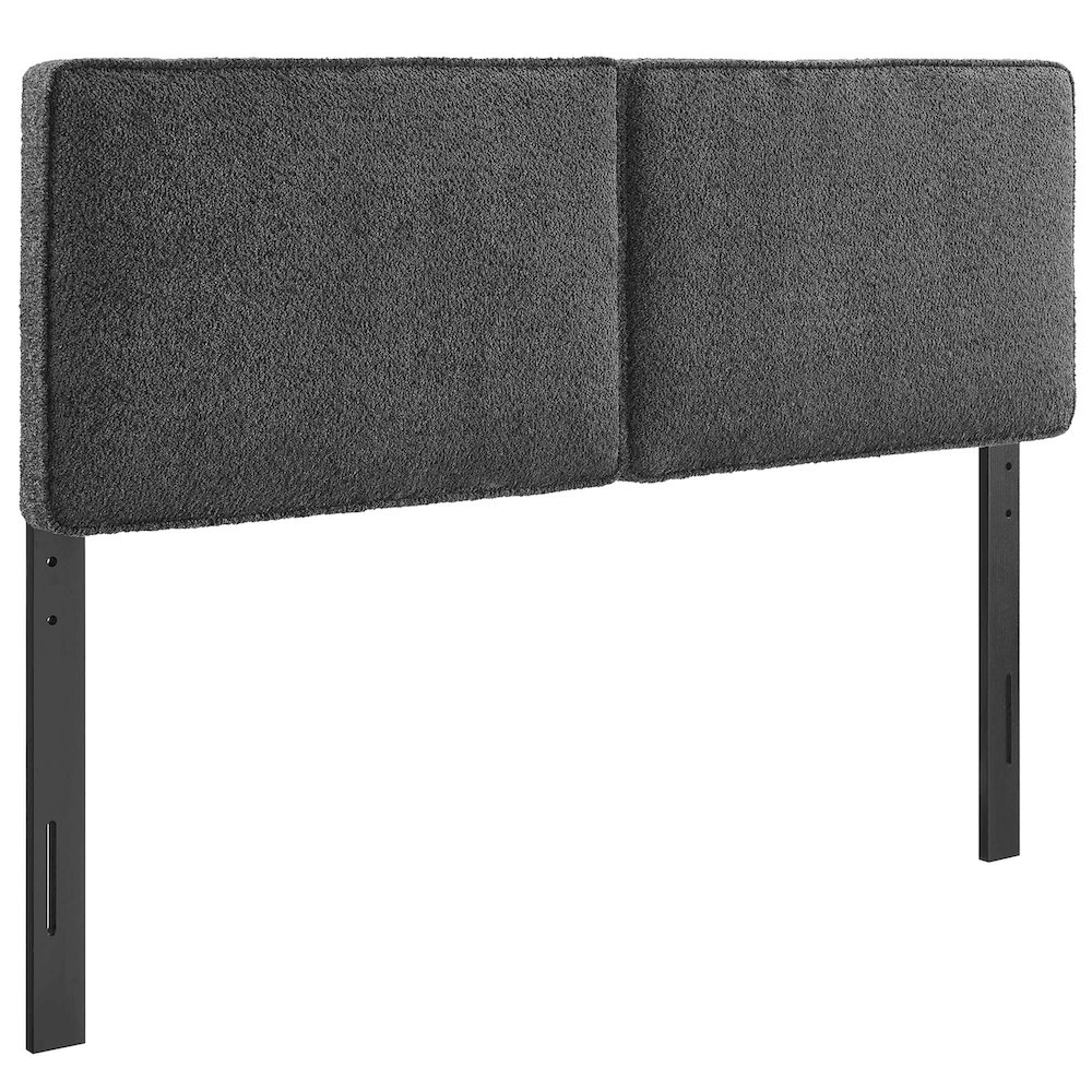 Lindee Boucle Fabric Full Headboard. Picture 1