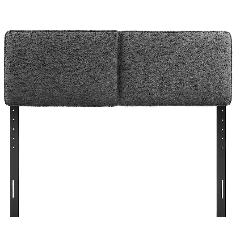 Lindee Boucle Fabric Full Headboard. Picture 4
