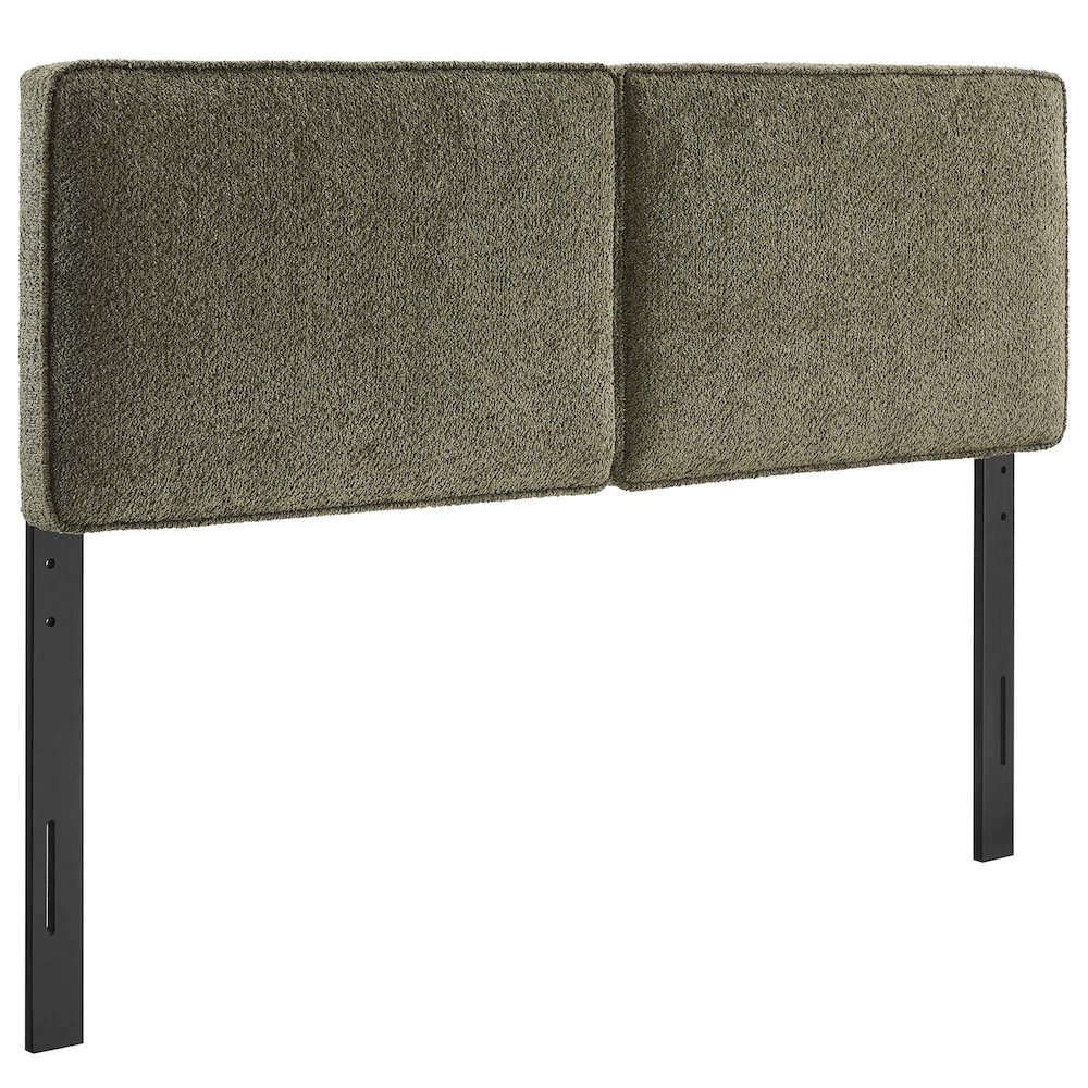 Lindee Boucle Fabric Queen Headboard. Picture 1