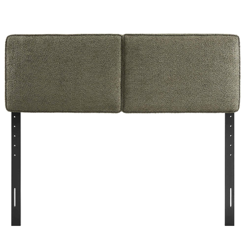 Lindee Boucle Fabric Queen Headboard. Picture 4