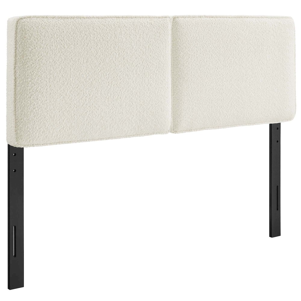 Lindee Boucle Fabric King Headboard. Picture 1