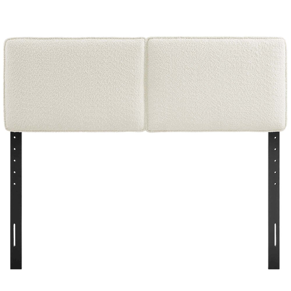 Lindee Boucle Fabric King Headboard. Picture 4