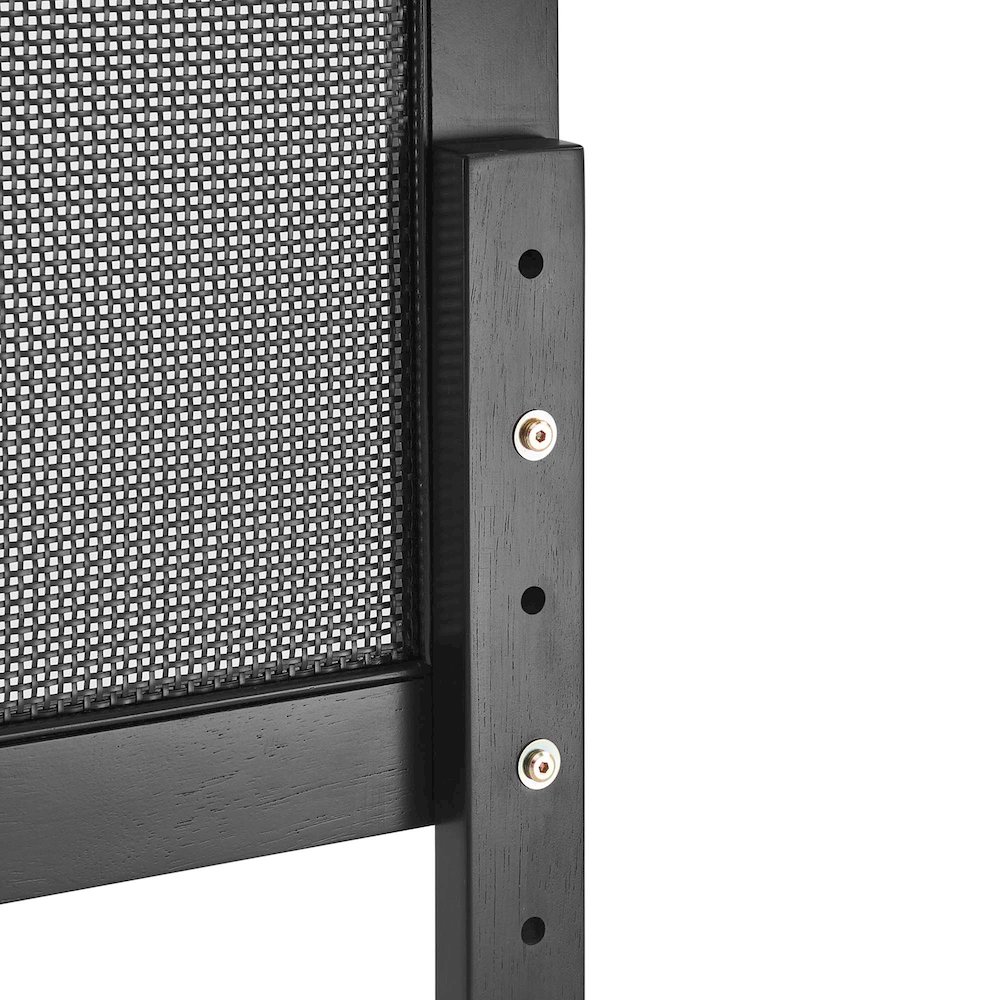 Sirocco Rattan and Wood Full Platform Bed. Picture 8