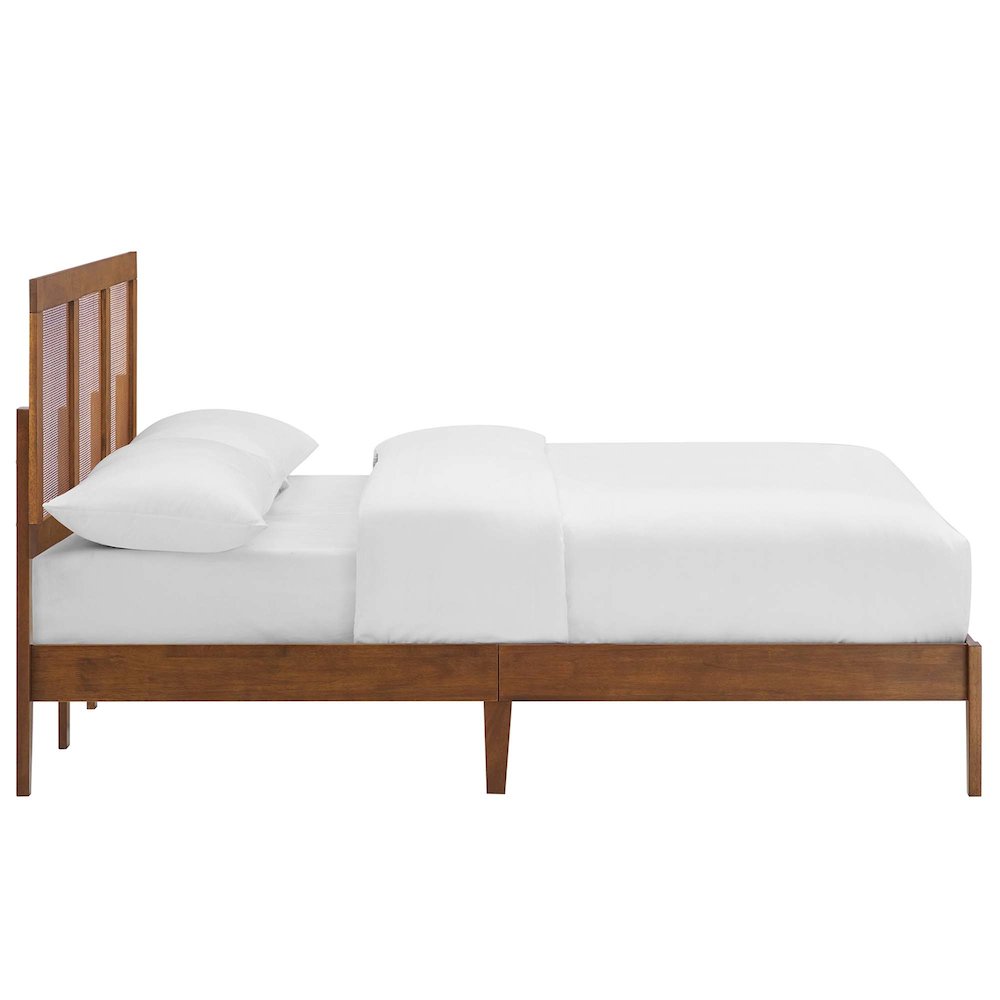 Sirocco Rattan and Wood Full Platform Bed. Picture 5