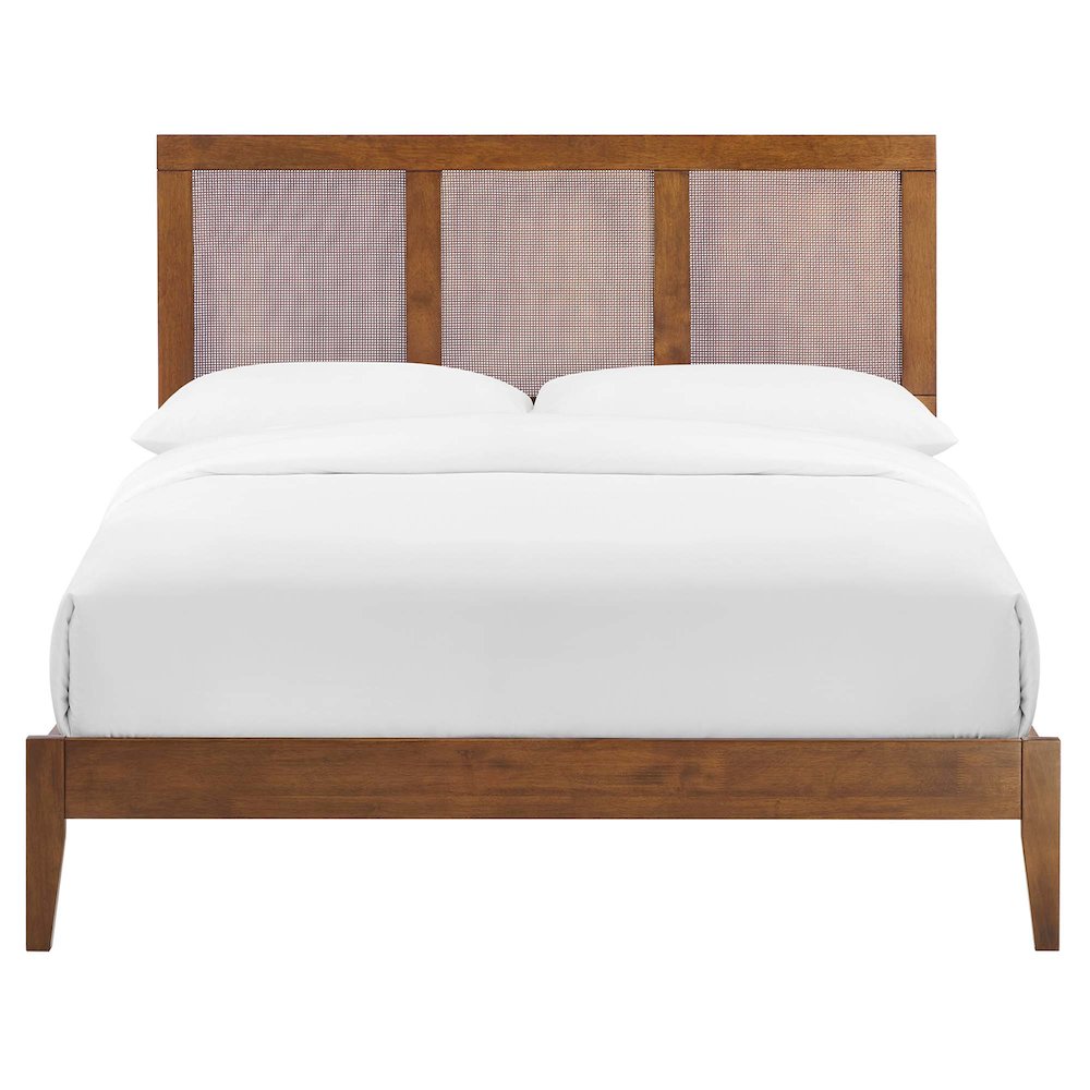 Sirocco Rattan and Wood Full Platform Bed. Picture 6