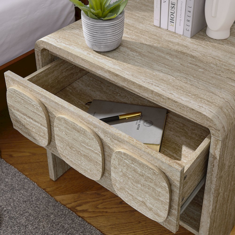 Toscana 1-Drawer Nightstand. Picture 9