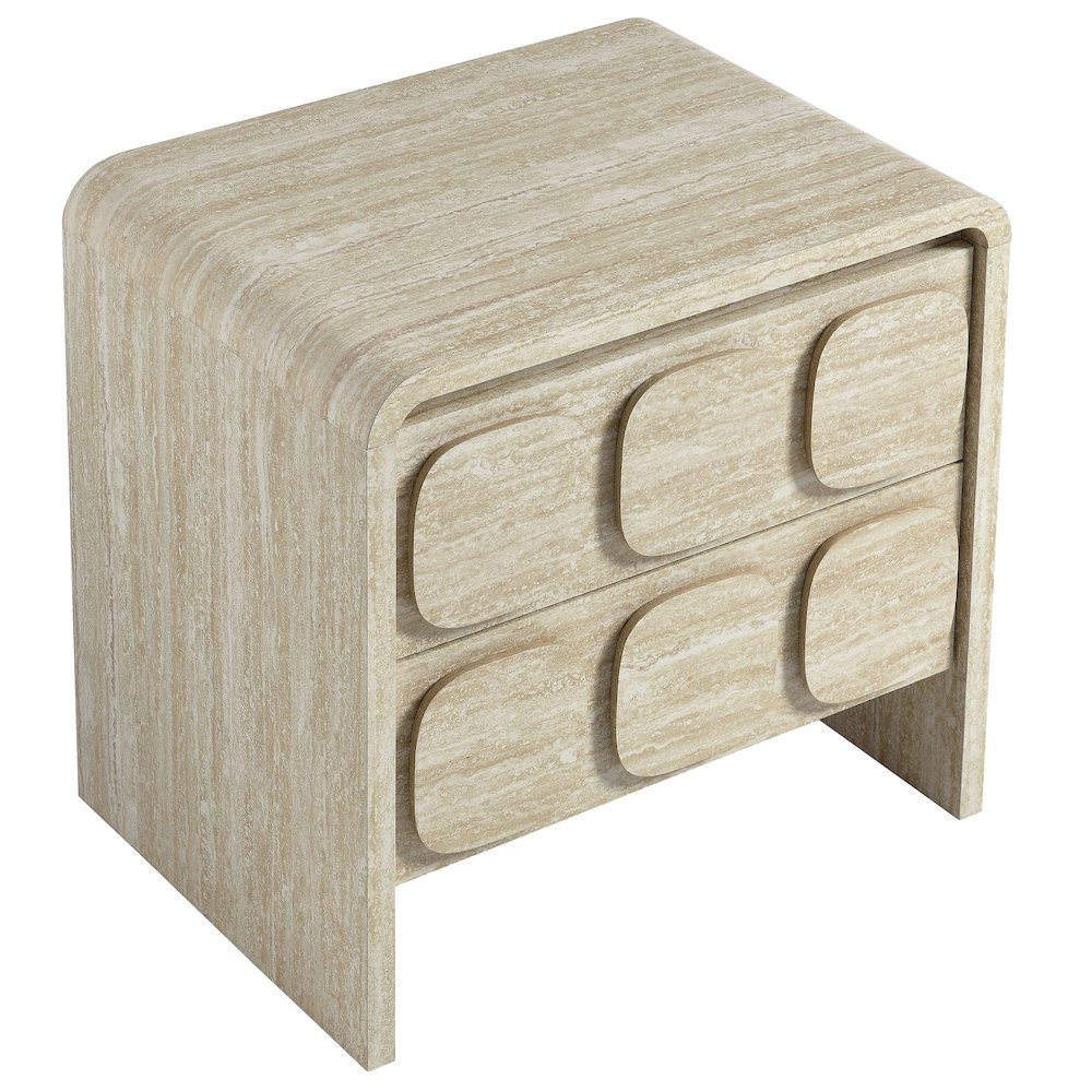 Toscana 2-Drawer Nightstand. Picture 6
