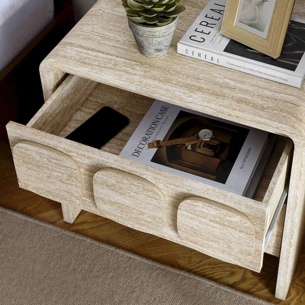 Toscana 2-Drawer Nightstand. Picture 10