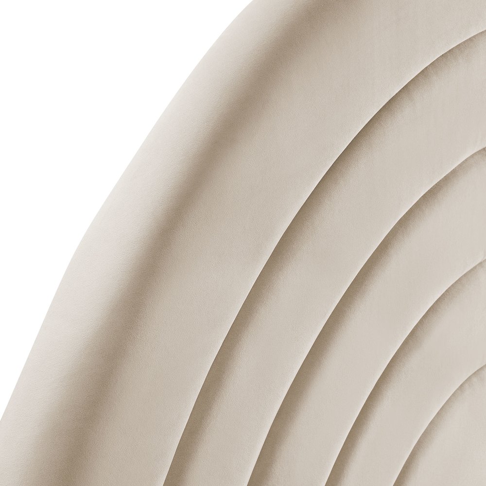 Solana Arched Performance Velvet Twin Headboard. Picture 5
