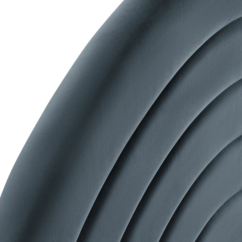 Solana Arched Performance Velvet Twin Headboard. Picture 5