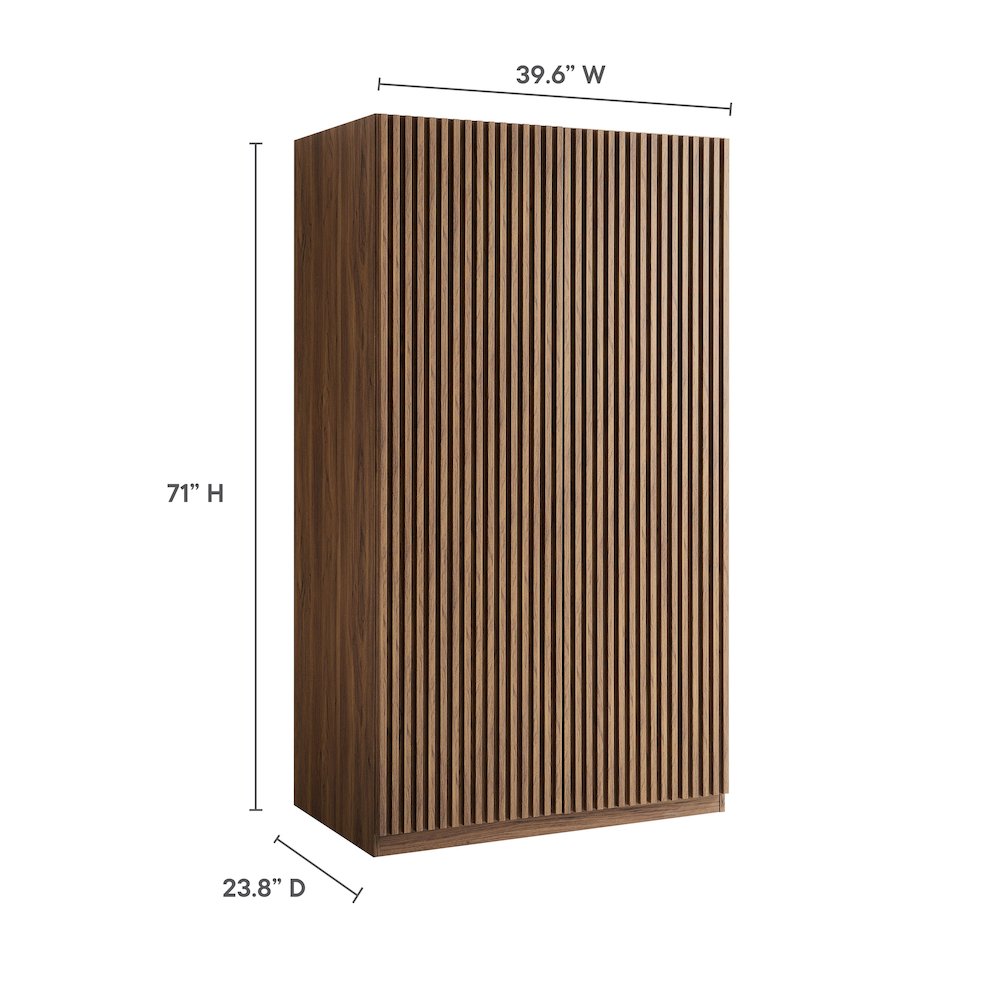 Render 2-Door Wardrobe Closet. Picture 3
