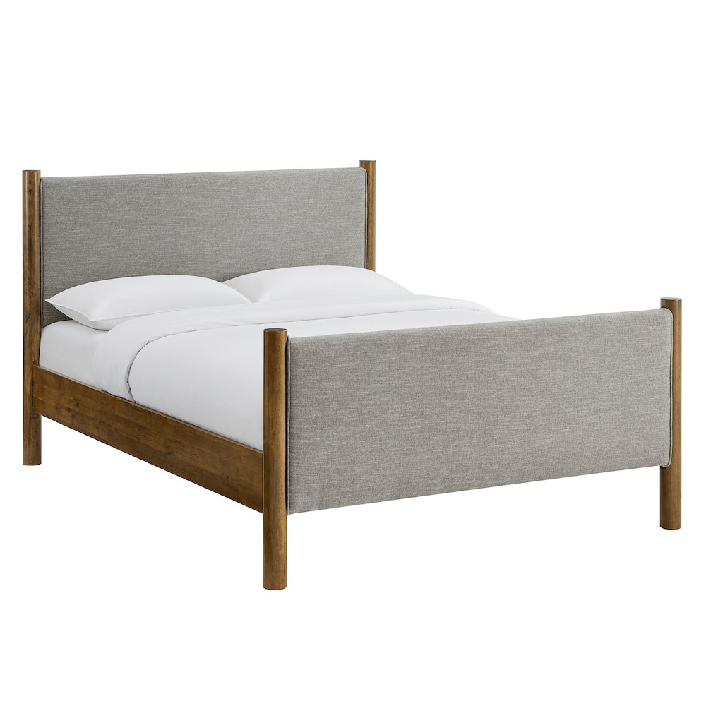 Maven Full Size Fabric Upholstered Platform Bed. Picture 1