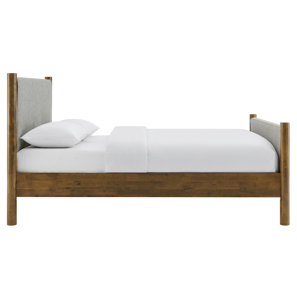 Maven Full Size Fabric Upholstered Platform Bed. Picture 4