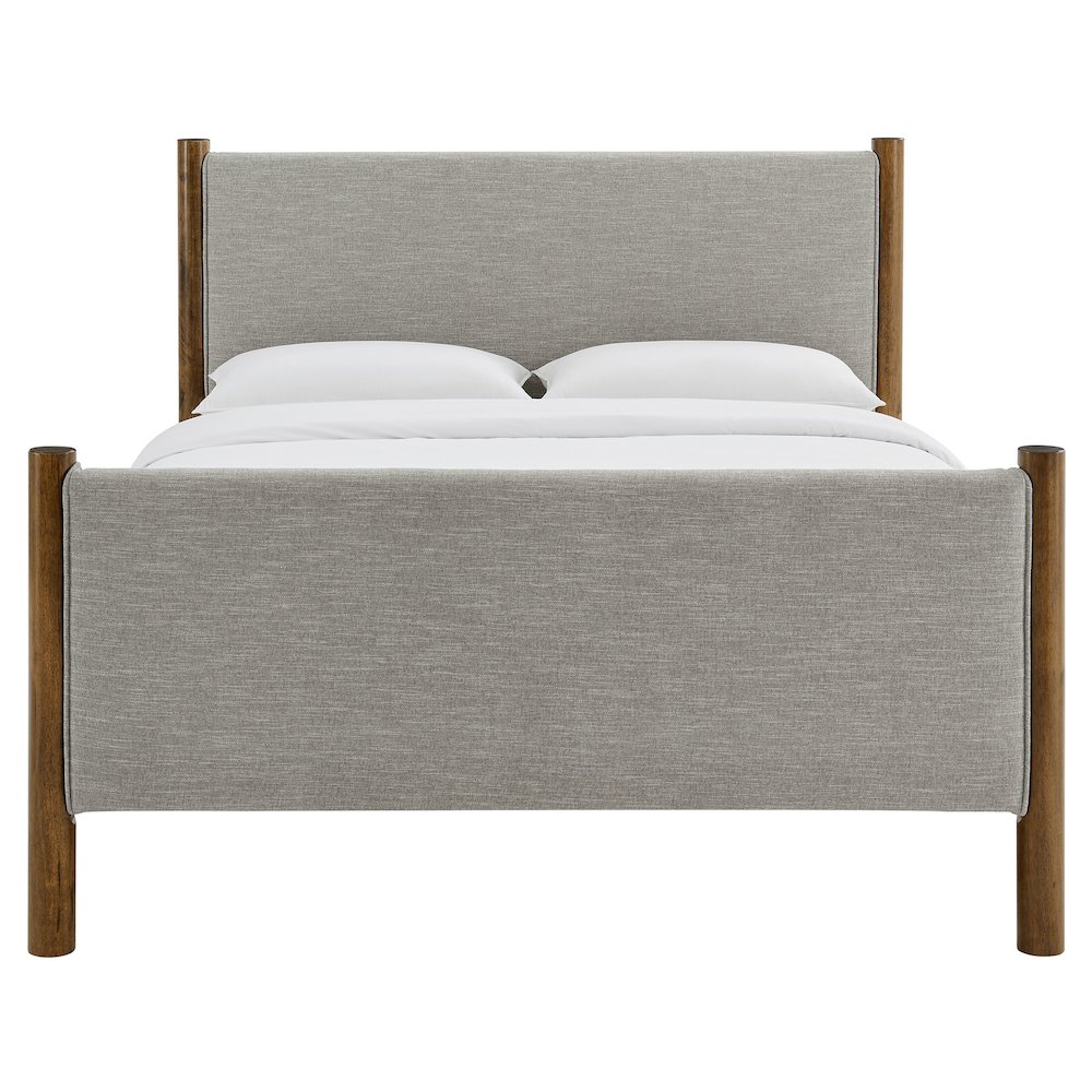 Maven Full Size Fabric Upholstered Platform Bed. Picture 5