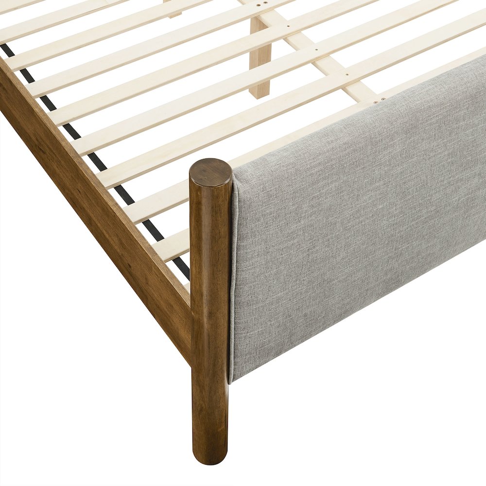 Maven Full Size Fabric Upholstered Platform Bed. Picture 7
