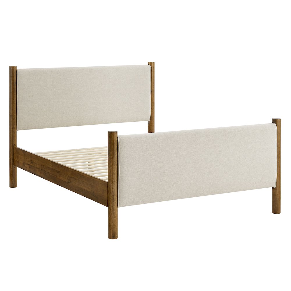 Maven King Size Fabric Upholstered Platform Bed. Picture 6