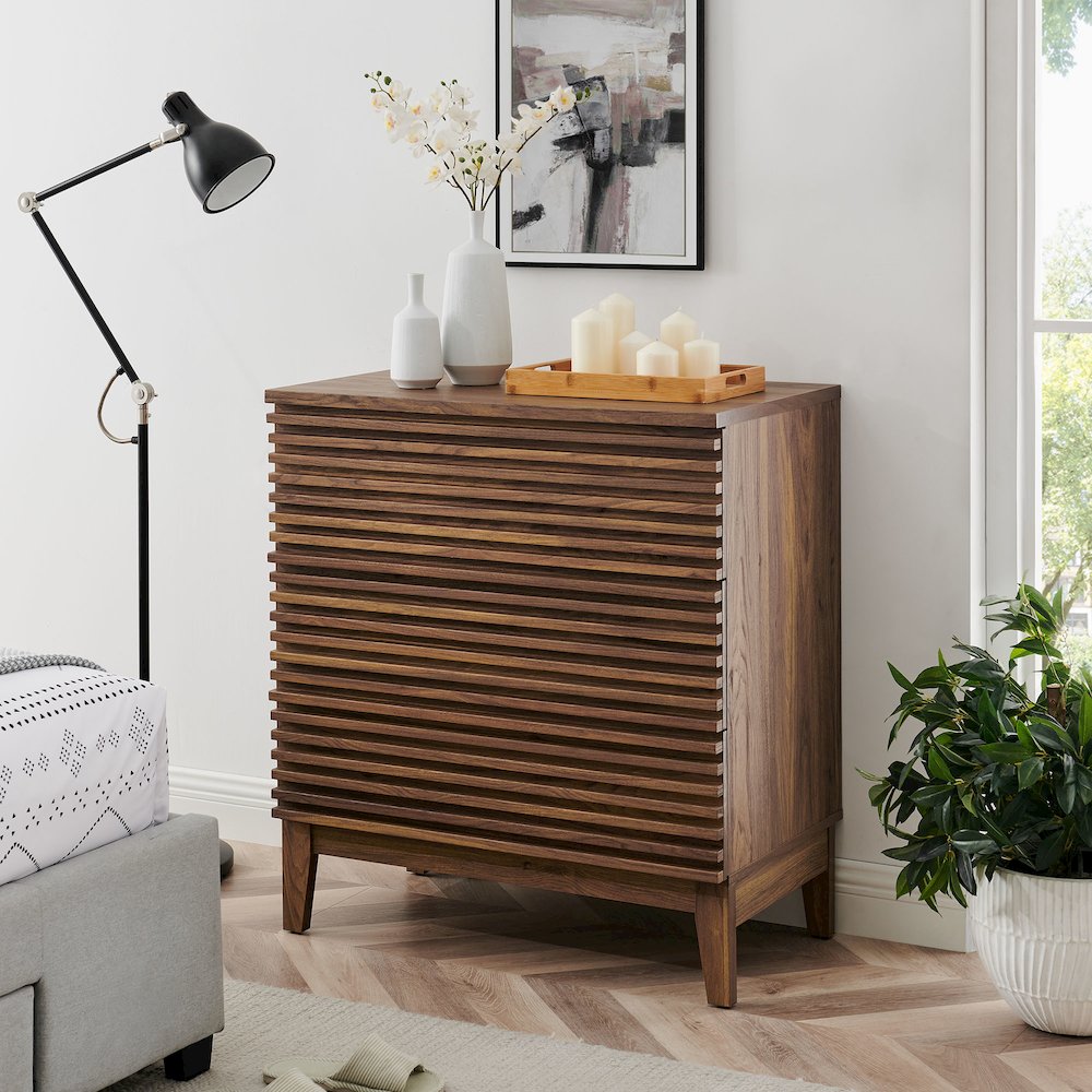 Render Large 3-Drawer Nightstand. Picture 7