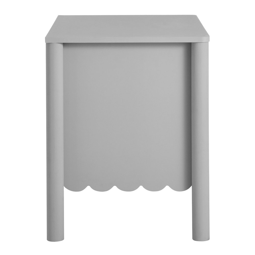 Emmeline Scalloped 2-Drawer Nightstand. Picture 4