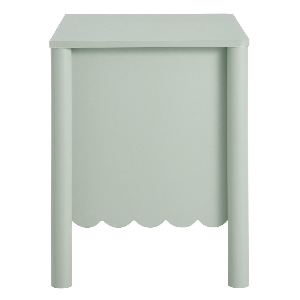 Emmeline Scalloped 2-Drawer Nightstand. Picture 4
