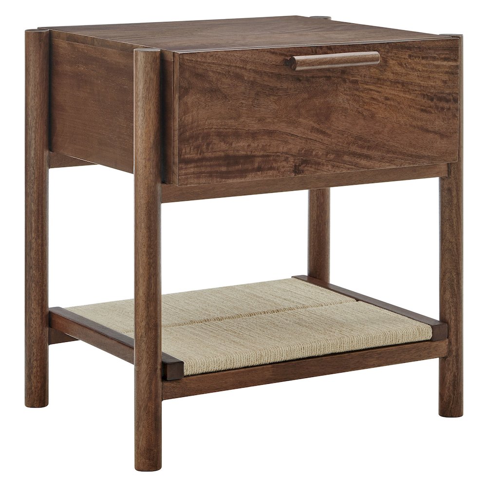 Oswin 1-Drawer Wood Nightstand. Picture 1