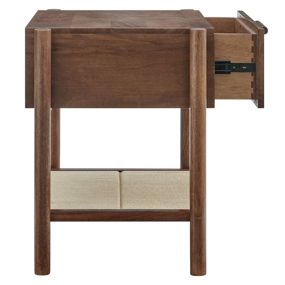 Oswin 1-Drawer Wood Nightstand. Picture 5