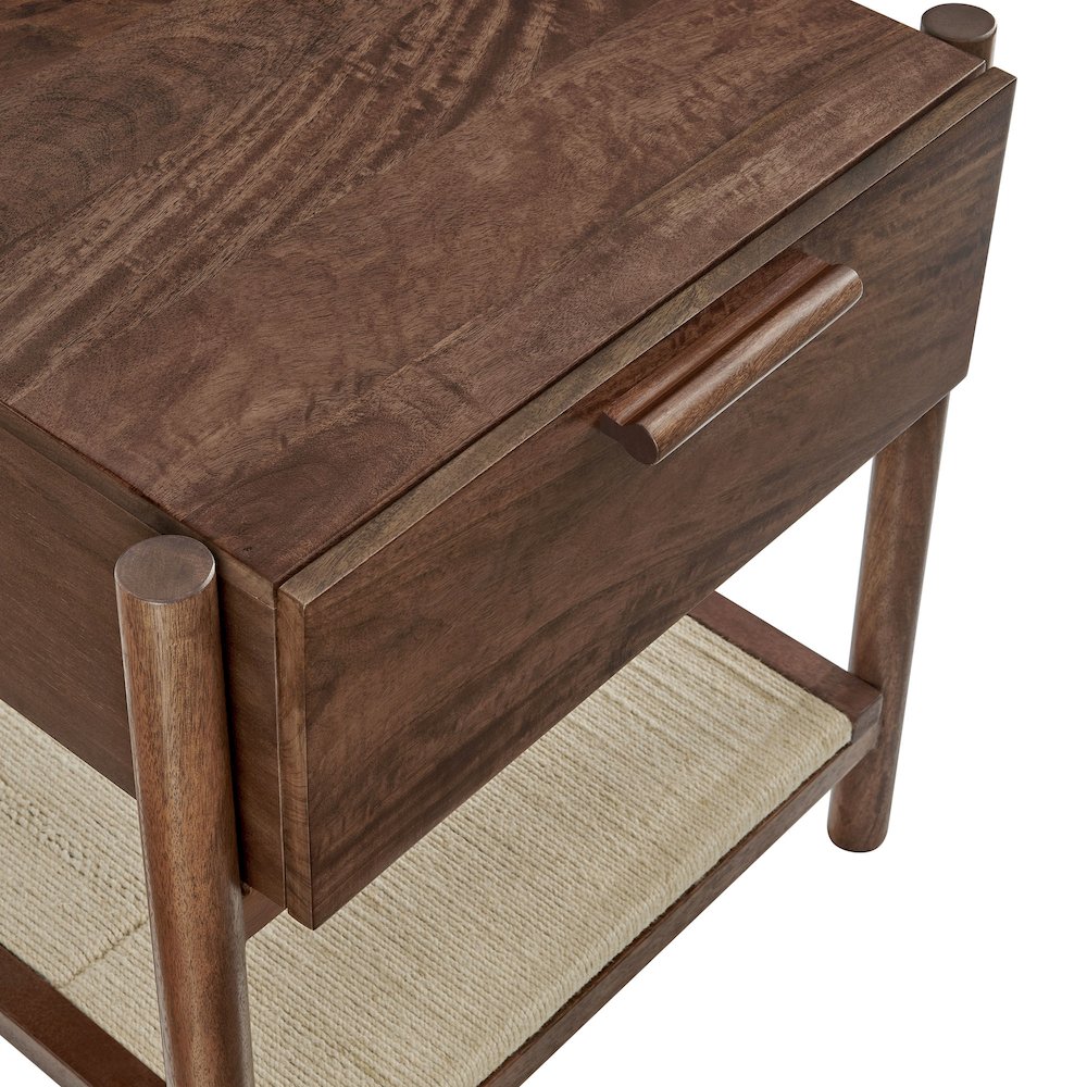 Oswin 1-Drawer Wood Nightstand. Picture 7