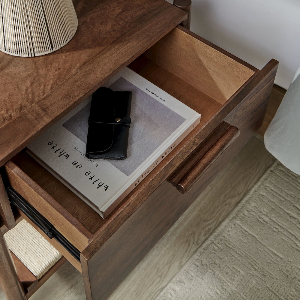 Oswin 1-Drawer Wood Nightstand. Picture 10