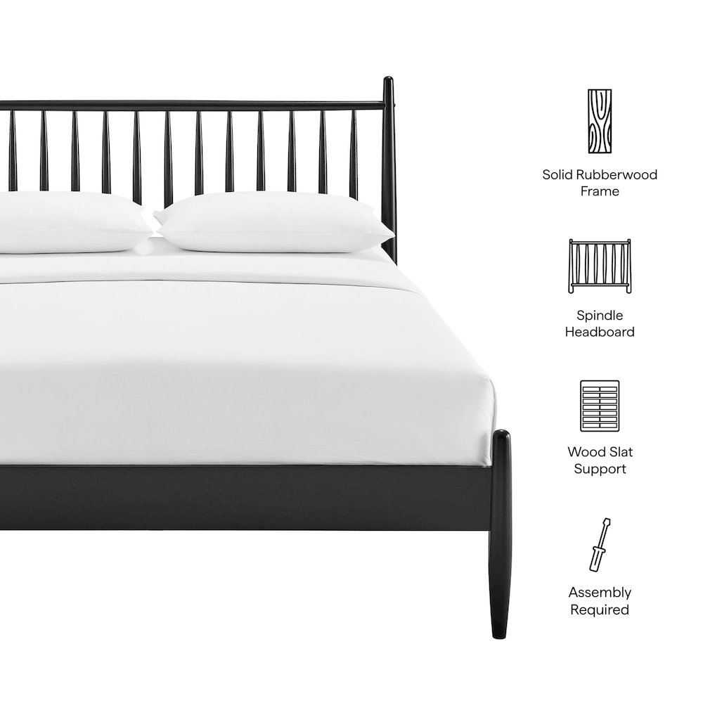 Zane Full Size Spindle Bed Frame. Picture 2