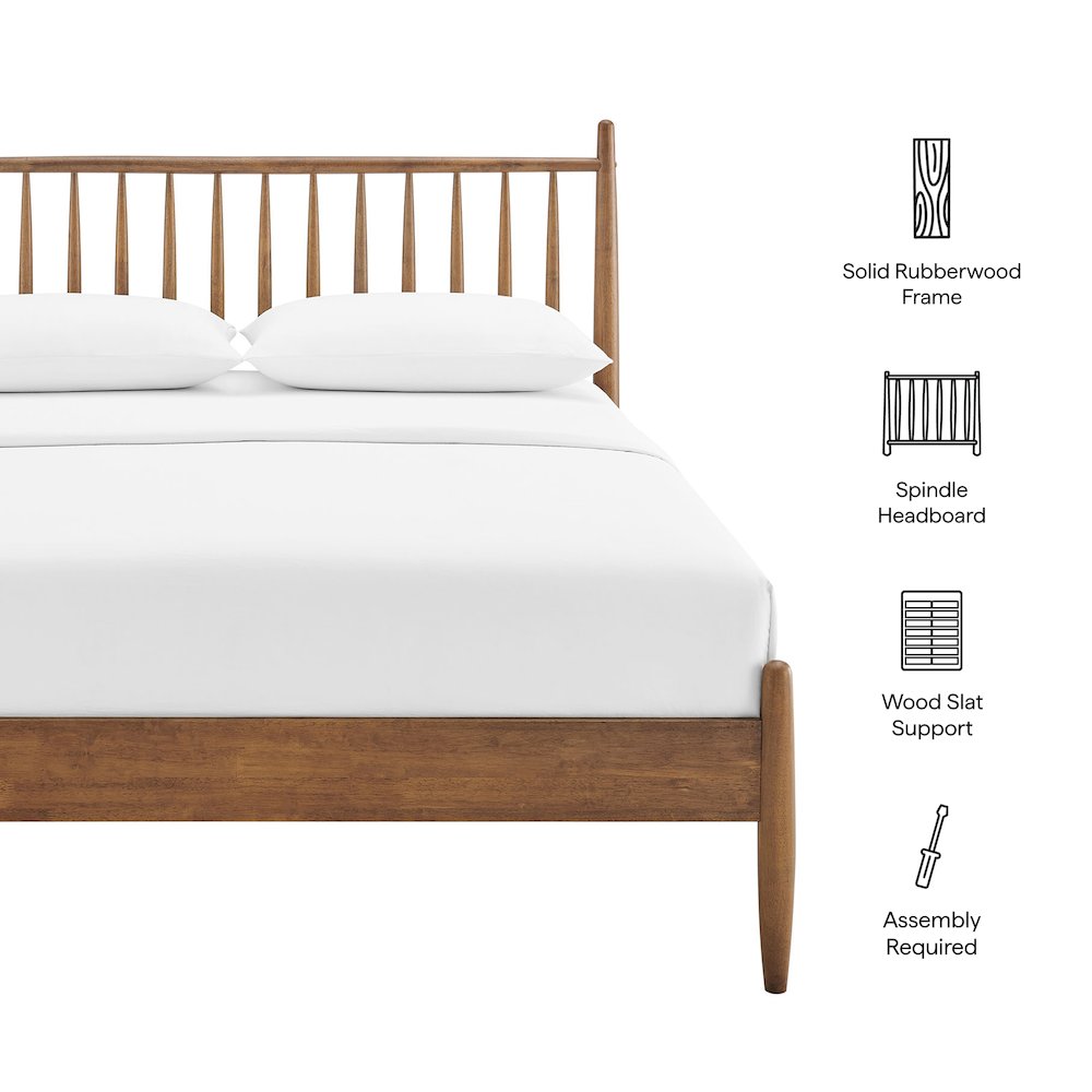 Zane King Size Spindle Bed. Picture 2