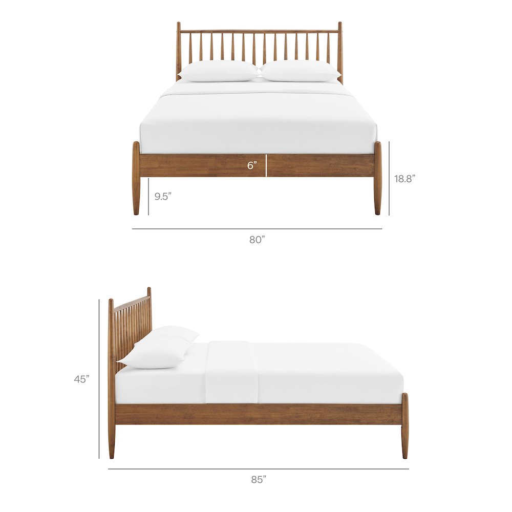 Zane King Size Spindle Bed. Picture 3